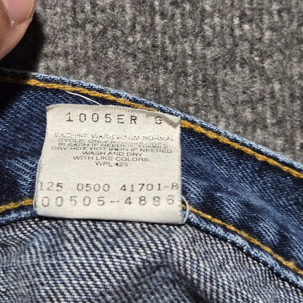 Vintage 2000 Levi's 505 Regular Fit Straight Leg Blue Denim Jeans Size 33x36 W32